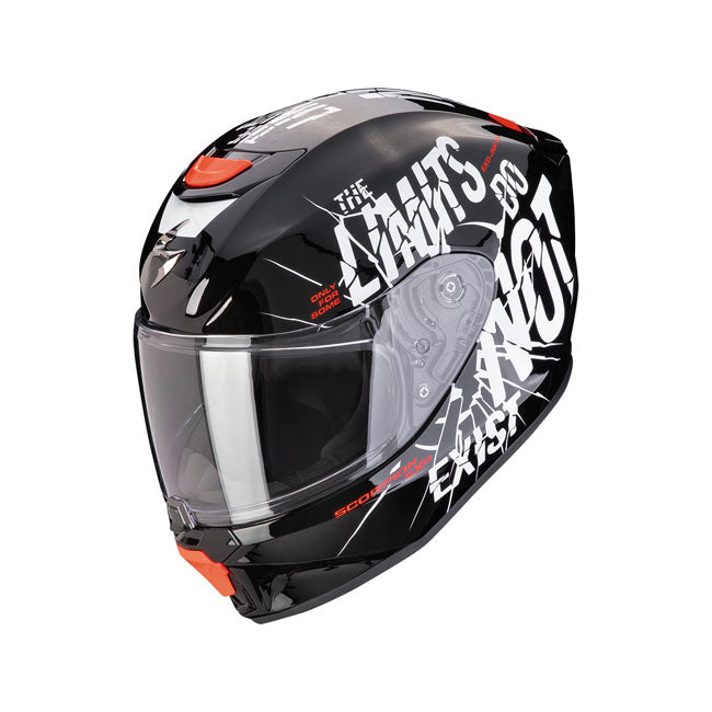 Scorpion EXO-Junior Air Helmet Black/White - motorcycle helmets at Pedro's Parts