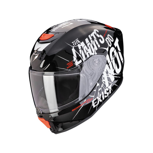 Scorpion EXO-Junior Air Helmet Black/White - motorcycle helmets at Pedro's Parts