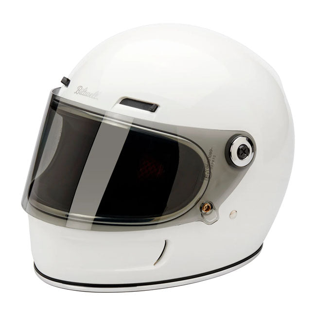 Biltwell Gringo / S / SV 22.06 Shield - Light Smoke - Helmet Visors at Pedro’s Parts