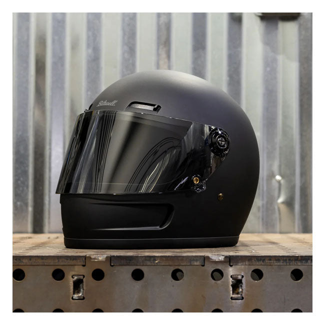 Biltwell Gringo / S / SV 22.06 Shield - Light Smoke - Helmet Visors at Pedro’s Parts