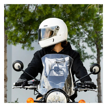 Biltwell Gringo / S / SV 22.06 Shield - Light Smoke - Helmet Visors at Pedro’s Parts