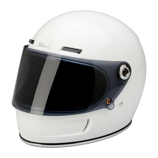 Biltwell Gringo / S / SV 22.06 Shield - Dark Smoke - Helmet Visors at Pedro’s Parts