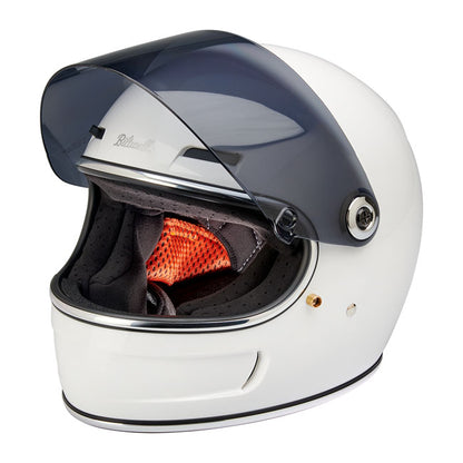 Biltwell Gringo / S / SV 22.06 Shield - Dark Smoke - Helmet Visors at Pedro’s Parts