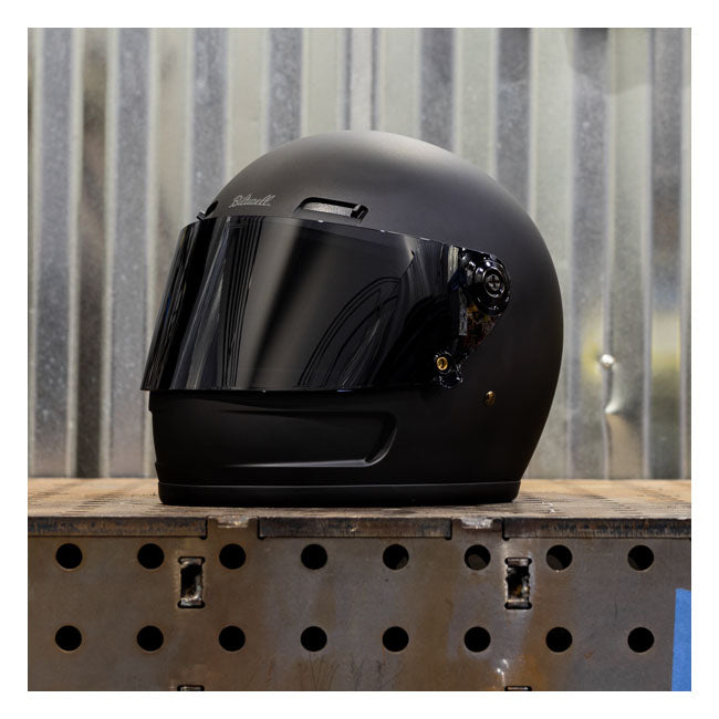 Biltwell Gringo / S / SV 22.06 Shield - Dark Smoke - Helmet Visors at Pedro’s Parts