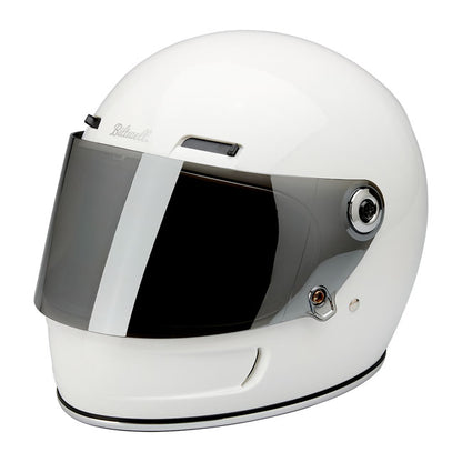 Biltwell Gringo / S / SV 22.06 Shield - Chrome Mirror - Helmet Visors at Pedro’s Parts