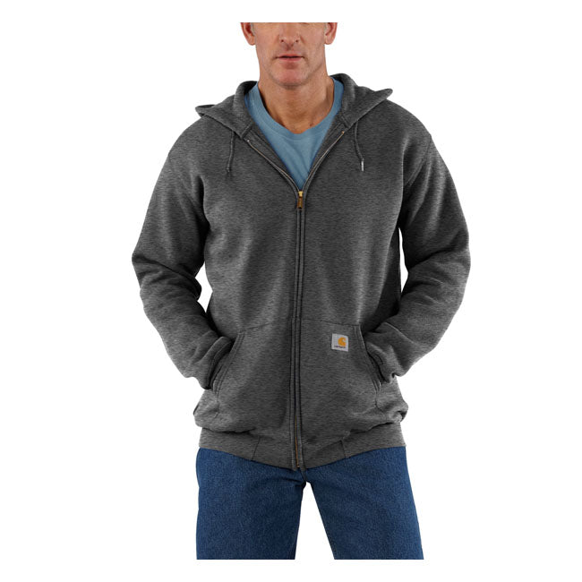 Carhartt Zip Hooded Sweatshirt Carbon Heather - Carhartt product image 2