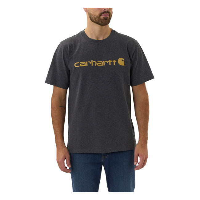 Carhartt Core Logo T-Shirt Carbon Heather - Carhartt product image 2