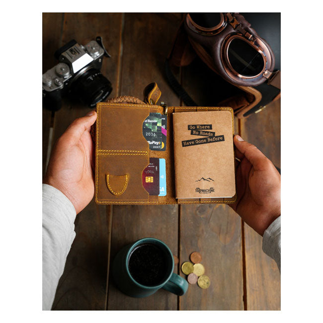 Trip Machine Explorer wallet tobacco