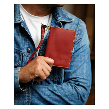 Trip Machine Explorer wallet cherry red