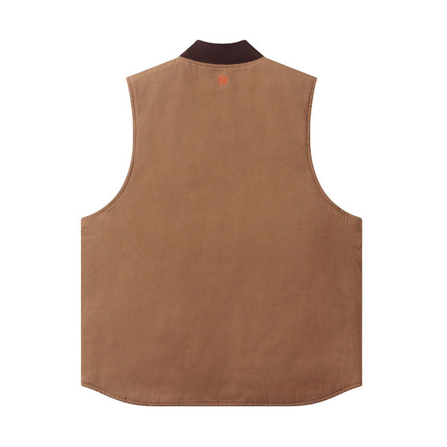 WCC Heavy Duty Work Vest Frontier Brown
