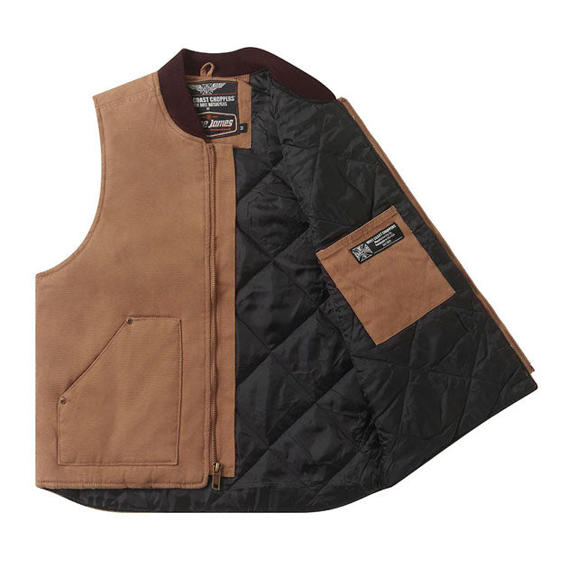 WCC Heavy Duty Work Vest Frontier Brown