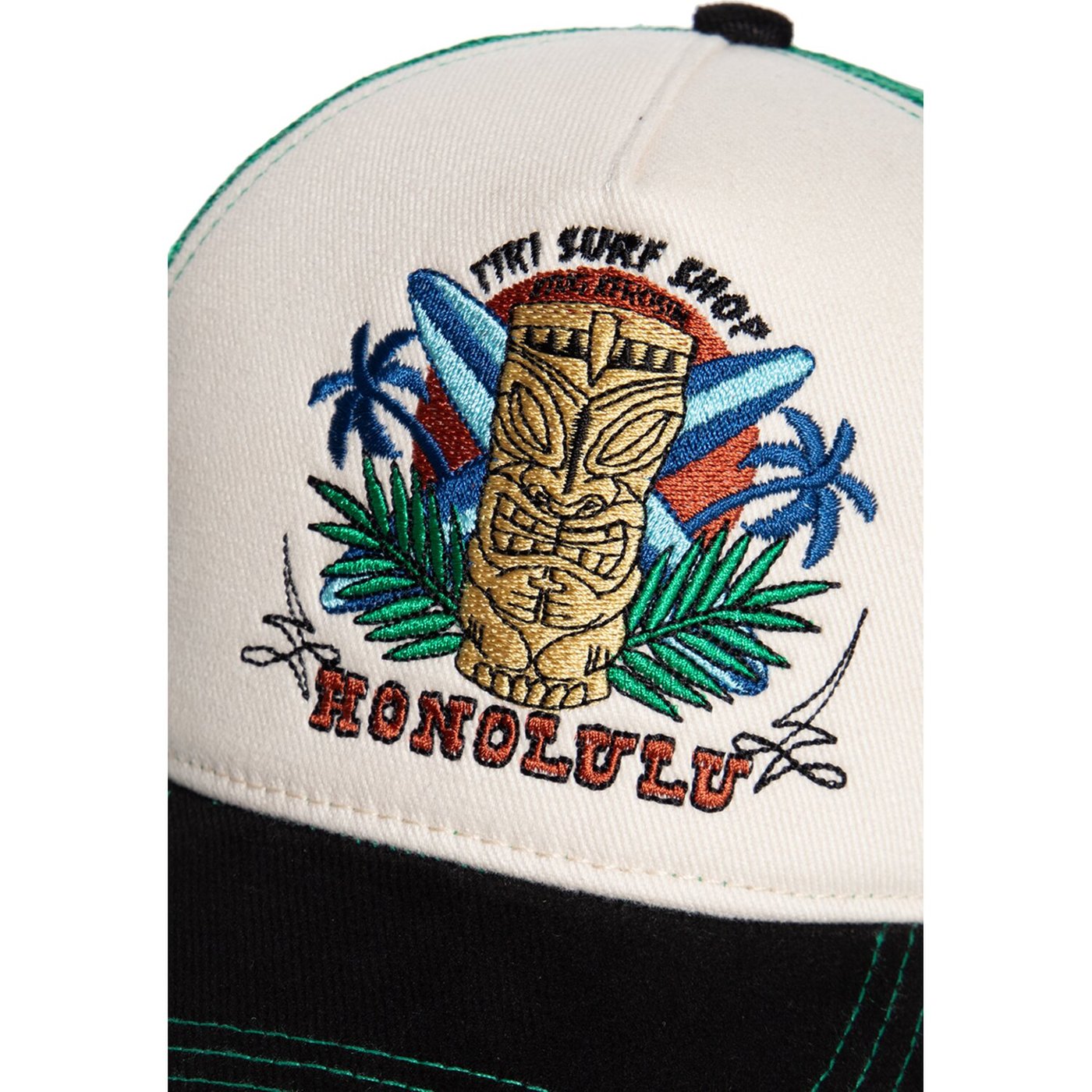 King Kerosin Honolulu cap off white/black