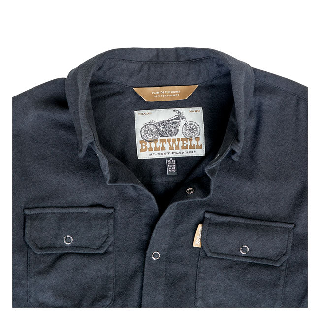 Biltwell Hi Test Flannel shirt black from Biltwell at Pedro’s Parts