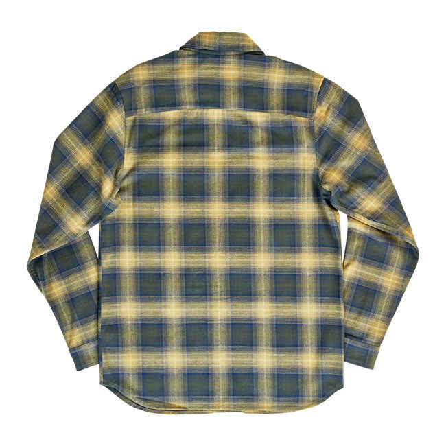 Biltwell Hi Test Flannel shirt moss from Biltwell at Pedro’s Parts