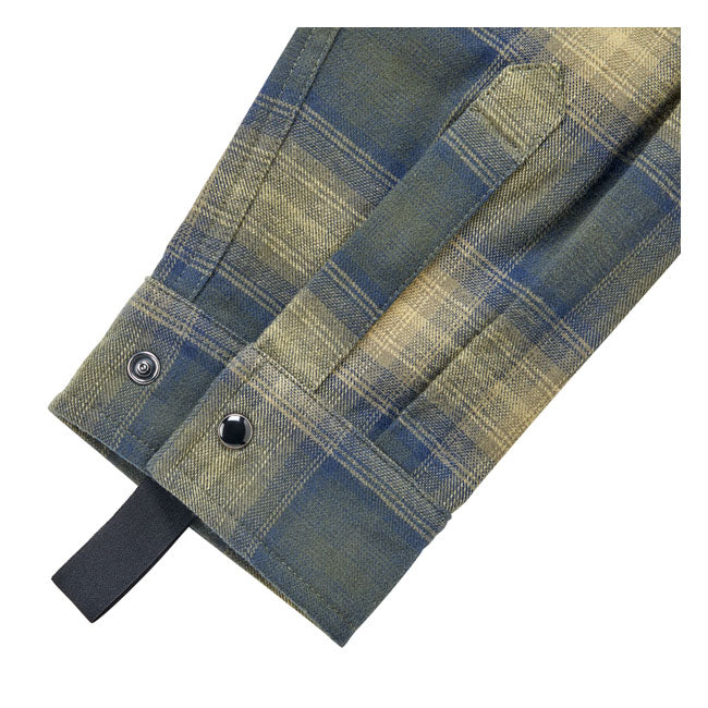 Biltwell Hi Test Flannel shirt moss from Biltwell at Pedro’s Parts