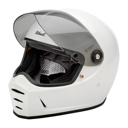 Biltwell Lane Splitter Gen 2 Shield - Light Smoke - Helmet Visors at Pedro’s Parts