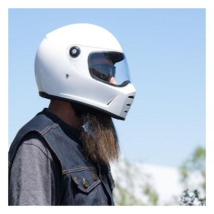 Biltwell Lane Splitter Gen 2 Shield - Clear - Helmet Visors at Pedro’s Parts