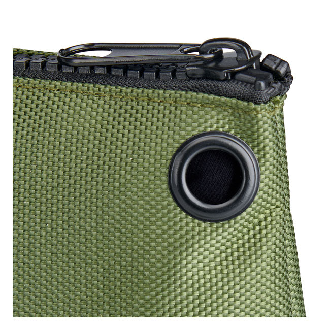 Biltwell Stash Pouch. Green from Biltwell at Pedro’s Parts