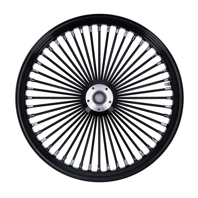 Radial 48 Fat Spoke Front Wheel 3.50 X 23 DF Black