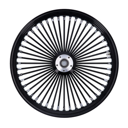 Radial 48 Fat Spoke Front Wheel 3.50 X 23 DF Black