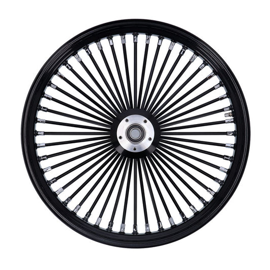 Radial 48 Fat Spoke Front Wheel 3.50 X 23 DF Black