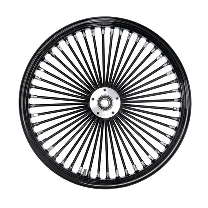 Radial 48 Fat Spoke Front Wheel 3.50 X 21 DF Black