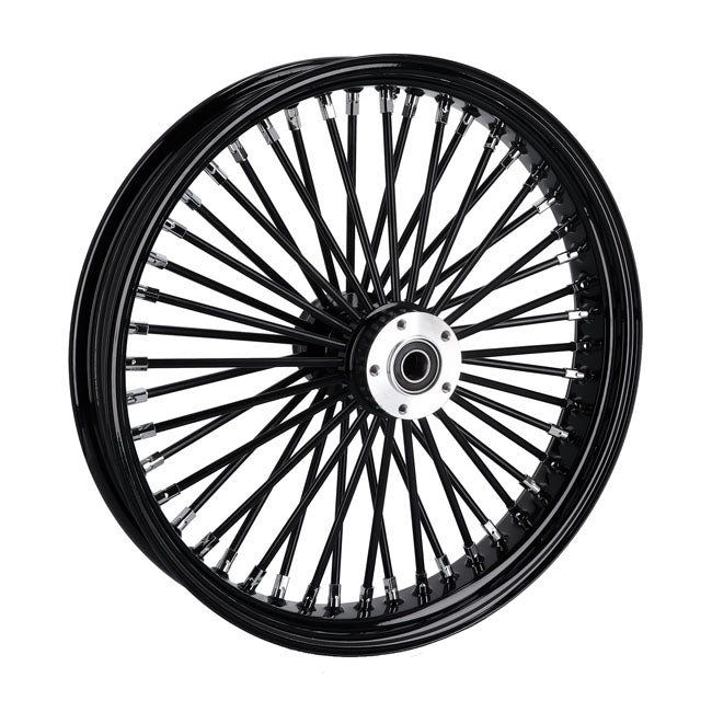 Radial 48 Fat Spoke Front Wheel 3.50 X 21 DF Black