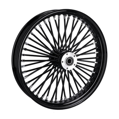 Radial 48 Fat Spoke Front Wheel 3.50 X 21 DF Black