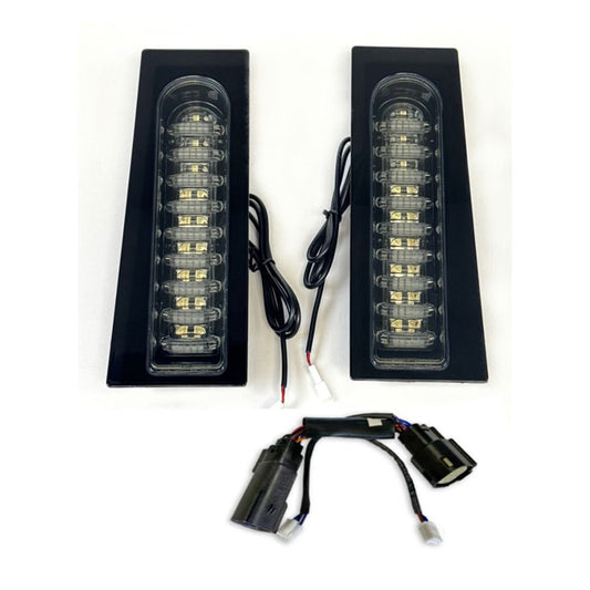Custom Dynamics ProBEAM Dual Run/Turn Fillerz. Black - Custom Dynamics indicator lights led at Pedro's Parts