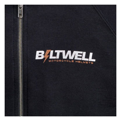 Biltwell Bolts zip Hoodie black from Biltwell at Pedro’s Parts
