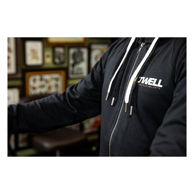 Biltwell Bolts zip Hoodie black from Biltwell at Pedro’s Parts