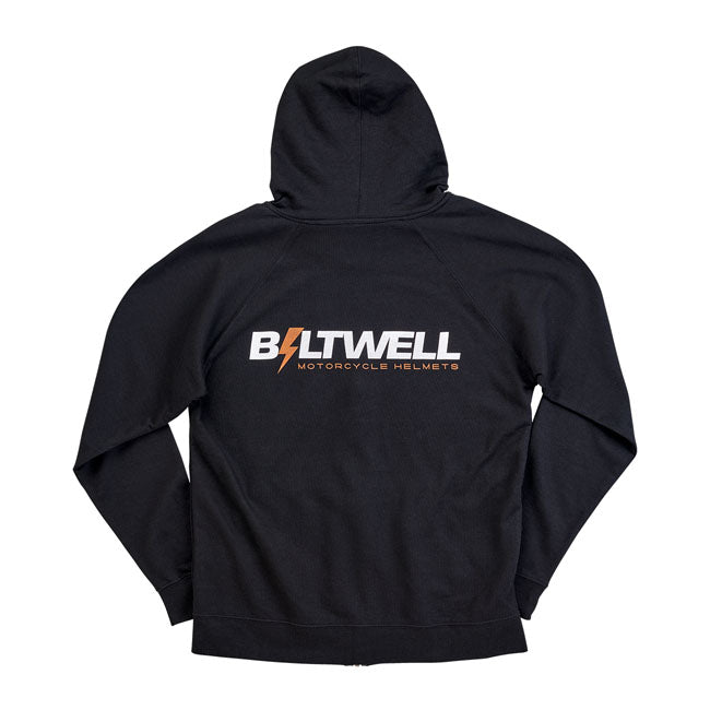 Biltwell Bolts zip Hoodie black from Biltwell at Pedro’s Parts