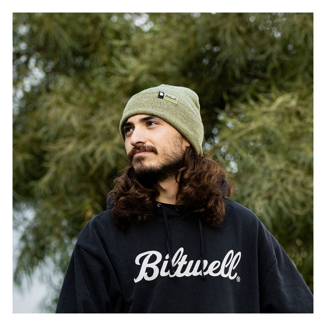Biltwell Evergreen loden beanie from Biltwell at Pedro’s Parts