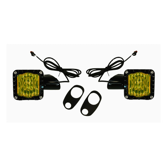 Custom Dynamics Shark Demon yellow/yellow fr. turn signals - Custom Dynamics indicator lights led at Pedro's Parts