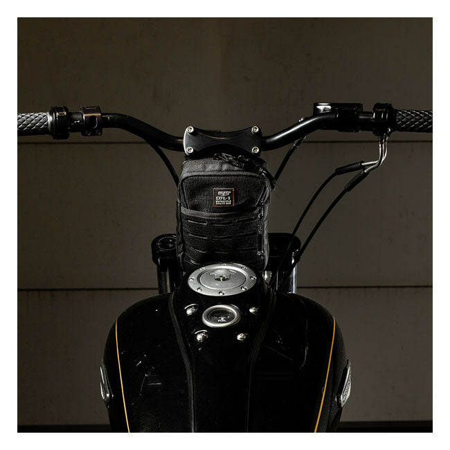Biltwell Exfil-3 bag. Black from Biltwell at Pedro’s Parts