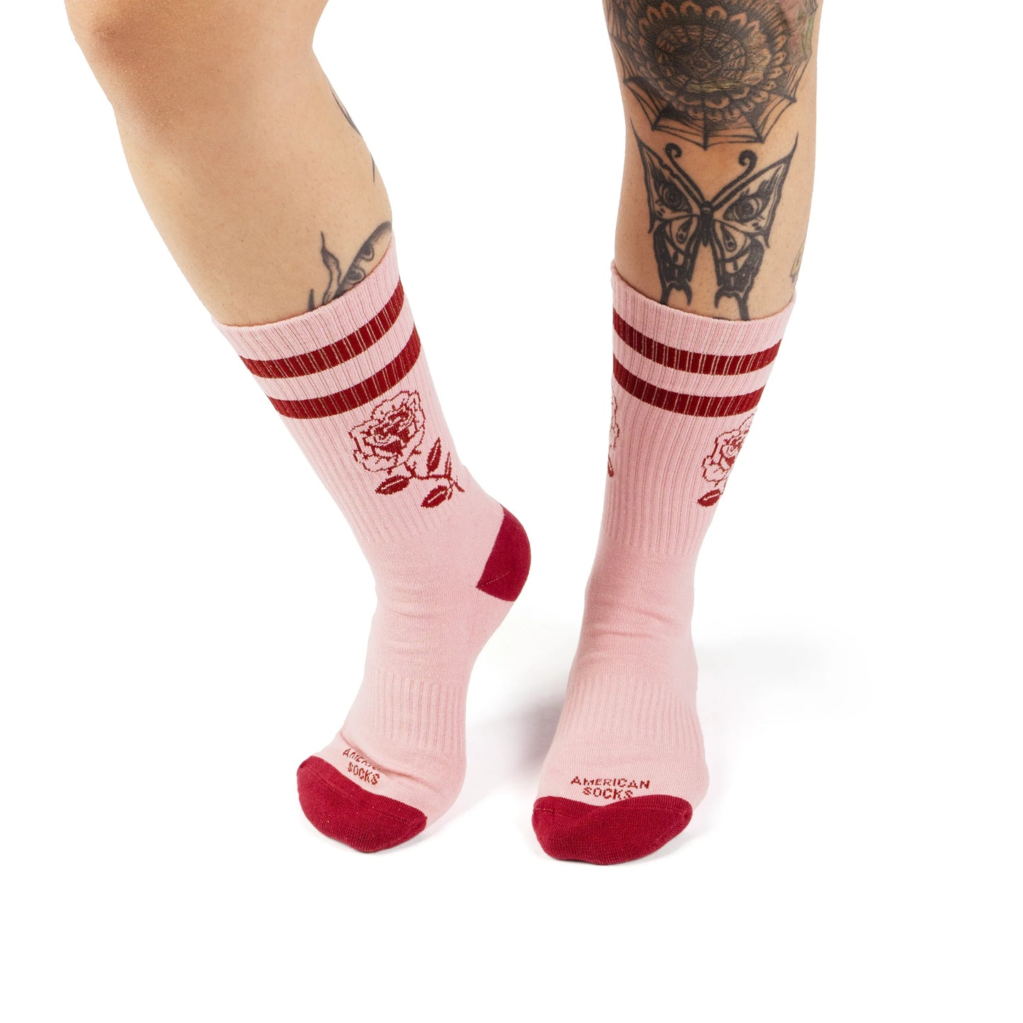 American Socks Mid High Rose socks pink