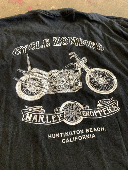 Cycle Zombies Panhead Shop T Shirt