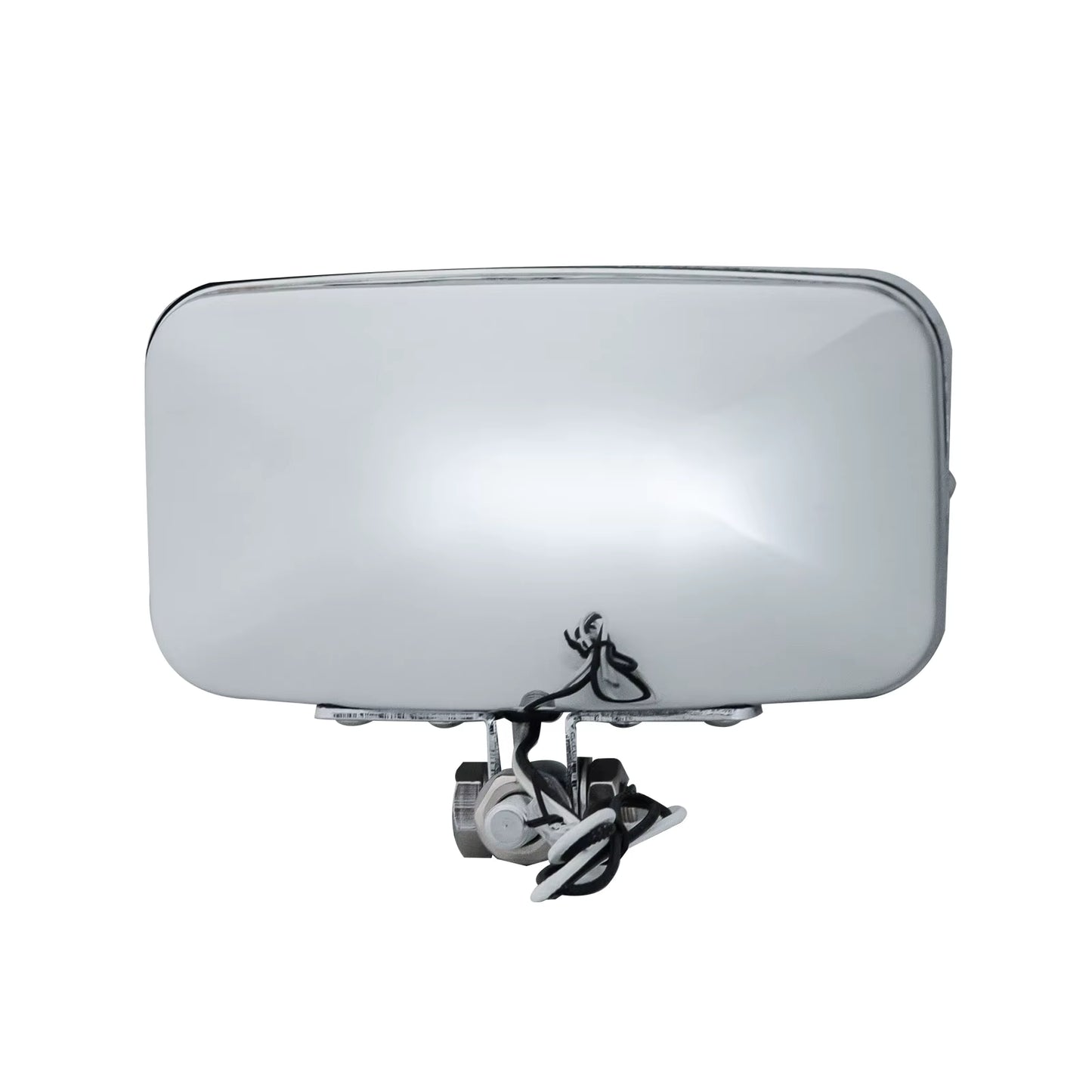 Rectangle Chopper Spotlight Chrome/Clear lens
