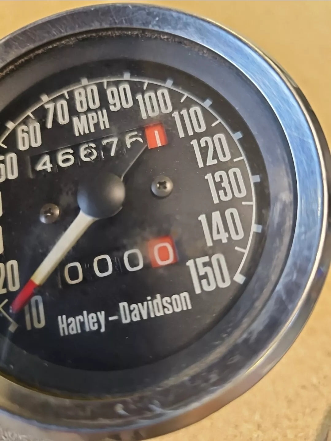 Harley Davidson OEM Speedometer MPH