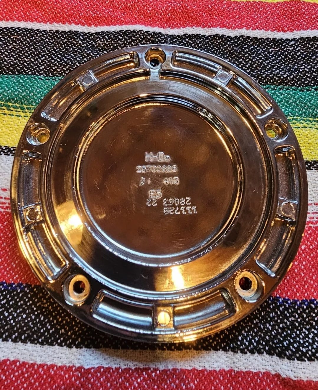 Harley-Davidson Softail  2018-24 Derby Cover Chrome OEM 25700896
