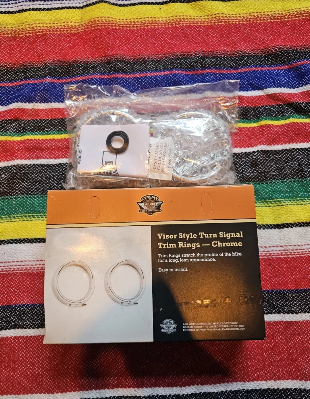 Harley Davidson Visor Style Turn Signal Trim Ring 69749-05