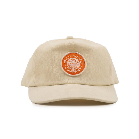 Prism Supply Badge Hat - Off White