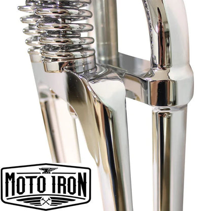 Moto Iron Springer Front End - -2" Under Chrome