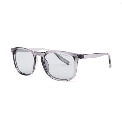 Prism Supply Daybreaker Riding Glasses - Transition Lenses - Grey Frames