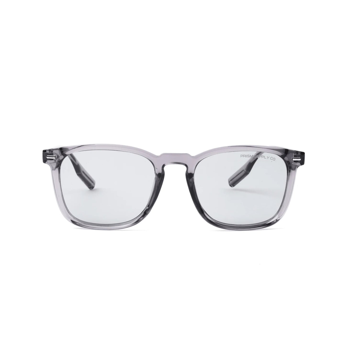 Prism Supply Daybreaker Riding Glasses - Transition Lenses - Grey Frames