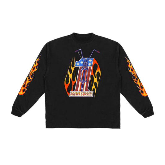 Prism Supply High Heat Long Sleeve Tee - Black