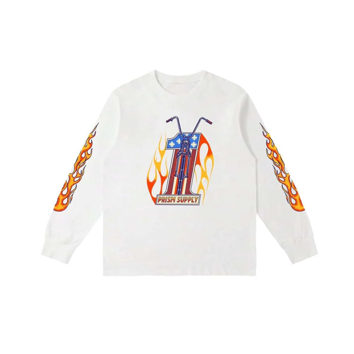 Prism Supply High Heat Long Sleeve Tee - White