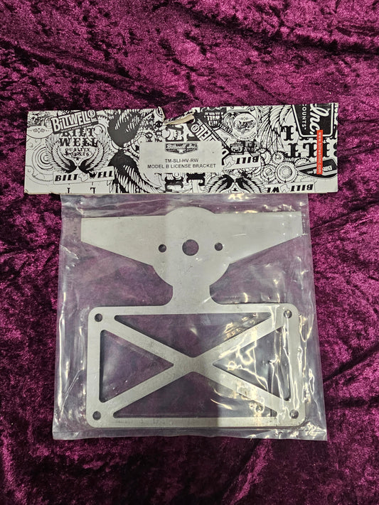 Biltwell Taillight/License Plate Model B Sissy Bar Bracket Universal