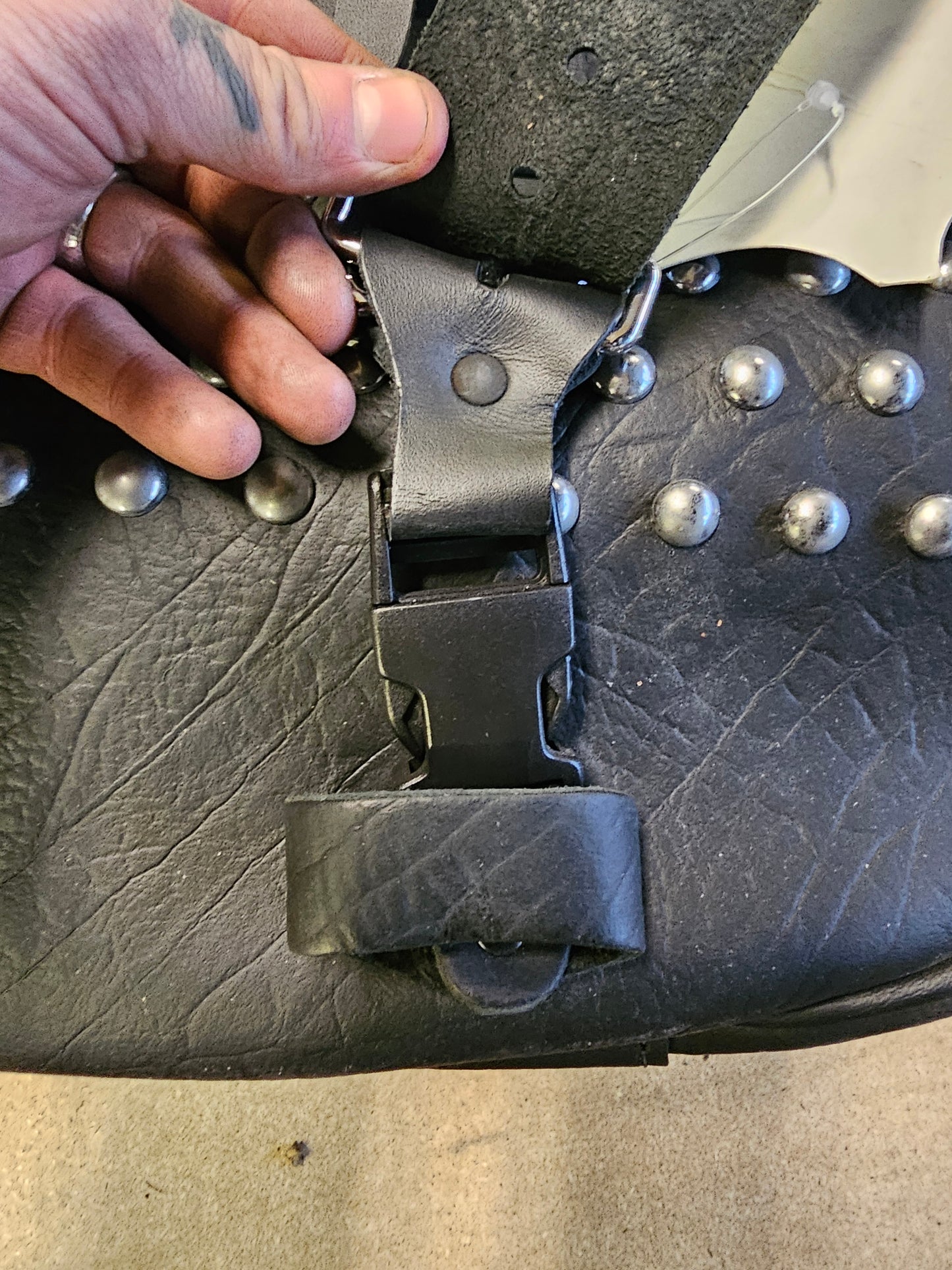 Harley Davidson Heritage Softail 2013 side Panier leather H835401AS00131
