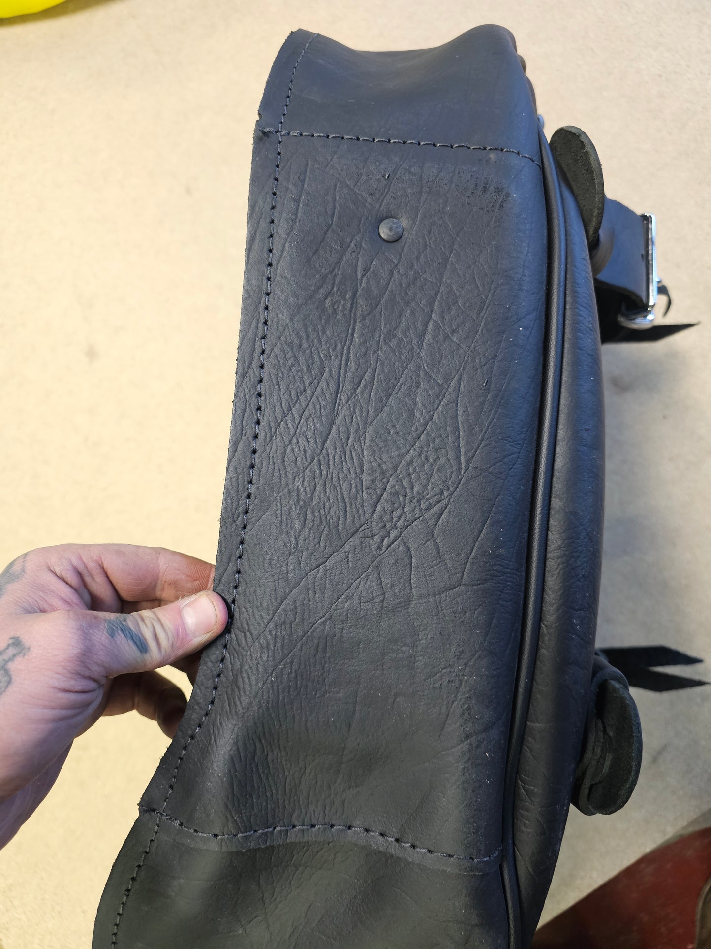 Harley Davidson Heritage Softail 2013 side Panier leather H835401AS00131